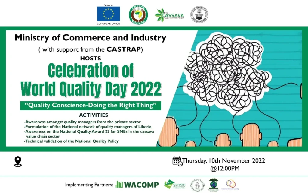 Liberia Celebrates World’s Quality day 2022